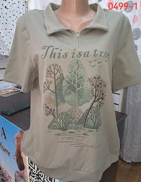Футболка LIDA (52-62) 0499-1 olive (лето)