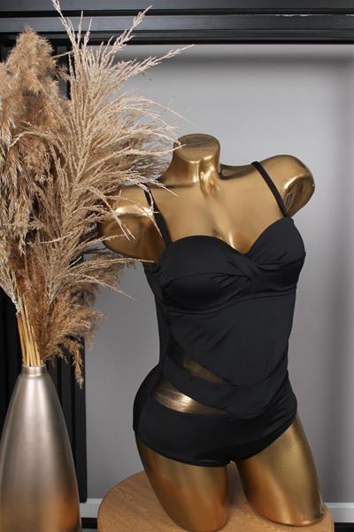 Купальник Sun&Sea (38-46) W89548 black (лето)