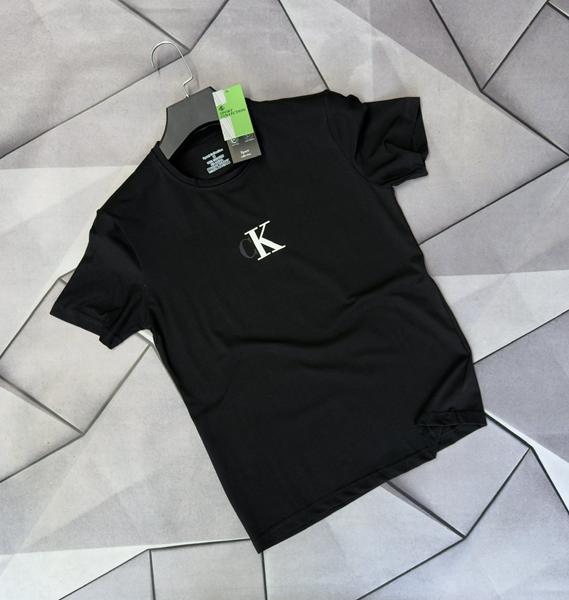 Футболка Rassul (S-2XL) 67004 black (лето)