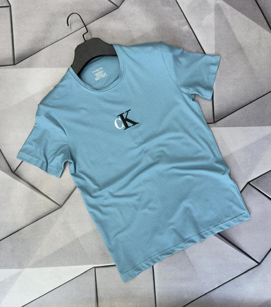 Футболка Rassul (S-2XL) 67005 l.blue (лето)