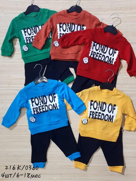 Костюм спорт Miki Maki (0.6-1.6) 216K l.blue (деми)