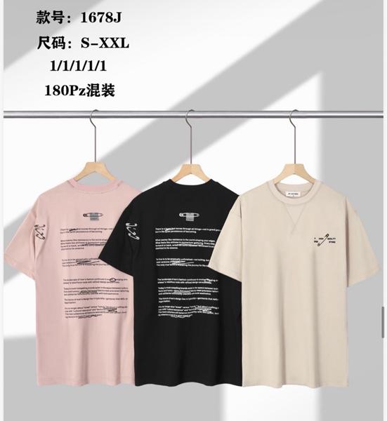 Футболка Ale-Ate (S-2XL) 1678J black (лето)