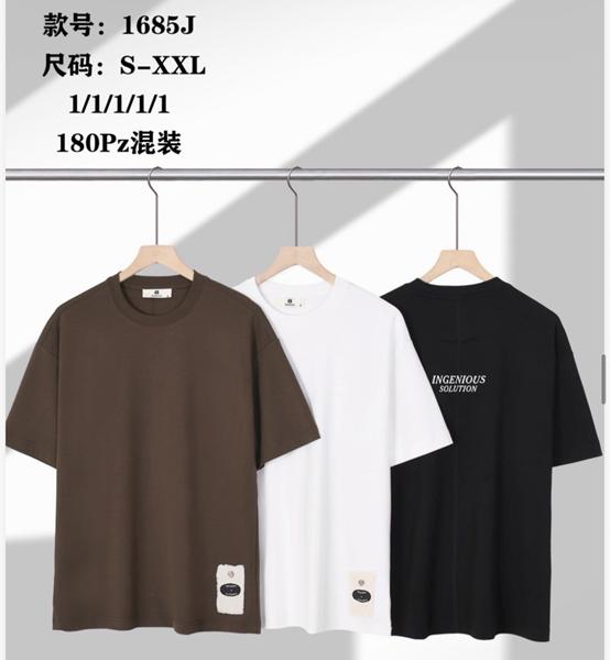 Футболка Ale-Ate (S-2XL) 1685J black (лето)