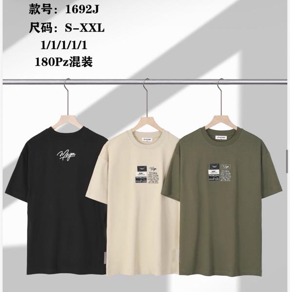 Футболка Ale-Ate (S-2XL) 1692J black (лето)