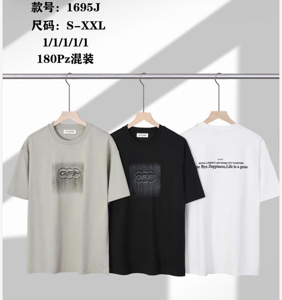 Футболка Ale-Ate (S-2XL) 1695J black (лето)