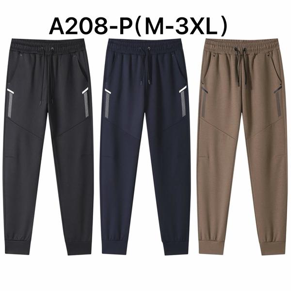 Штаны спорт Ale-Ate (M-3XL) A208P grey (деми)