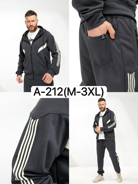 Костюм спорт Ale-Ate (M-3XL) A212 d.grey (деми)