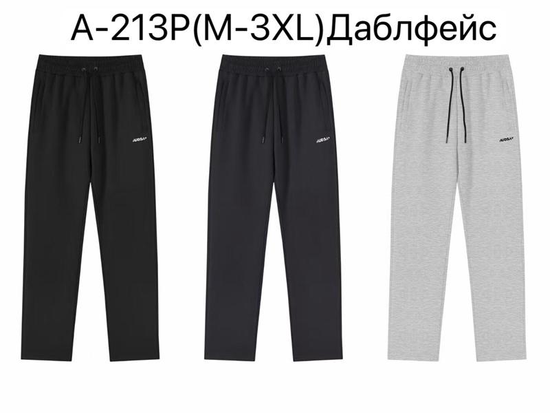 Штаны спорт Ale-Ate (M-3XL) A213P d.grey (деми)