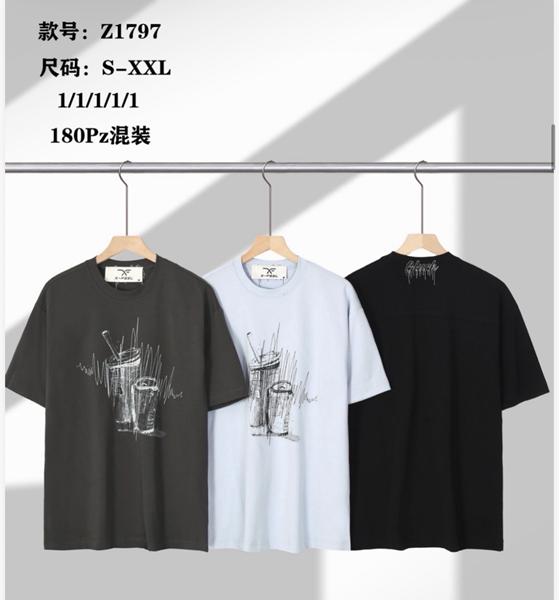 Футболка Ale-Ate (S-2XL) Z1797 l.blue (лето)