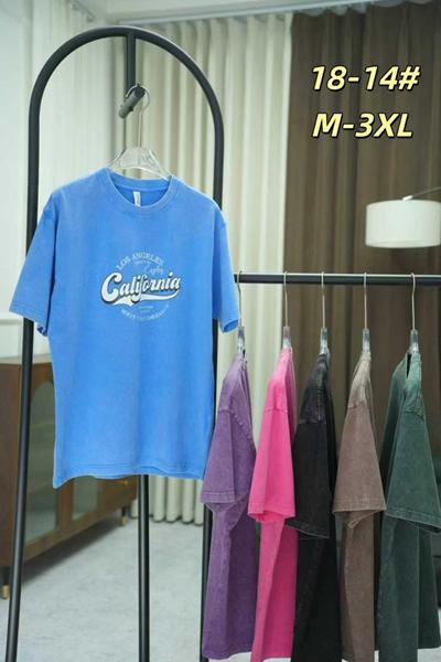 Футболка Xie (M-3XL) 18-14 l.blue (лето)