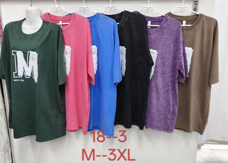 Футболка Xie (M-3XL) 18-3 black (лето)