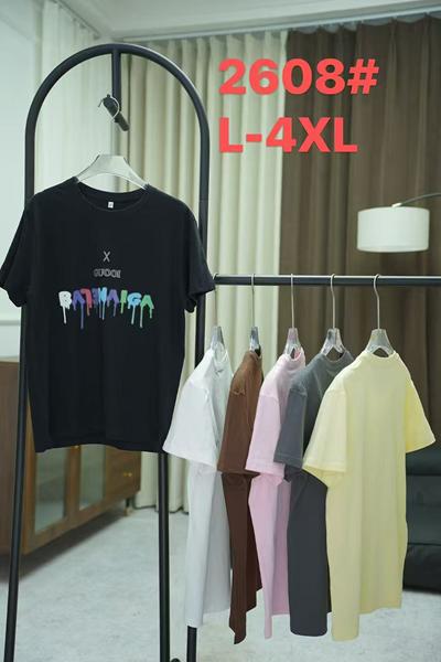 Футболка Xie (L-4XL) 2608 white (лето)