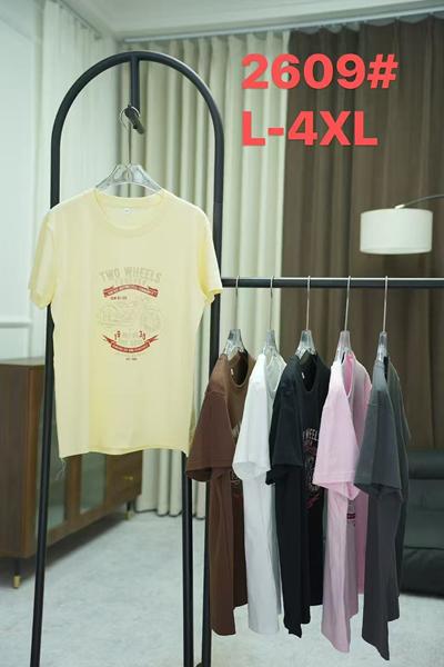 Футболка Xie (L-4XL) 2609 yellow (лето)