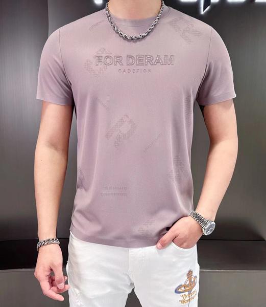 Футболка F.T.H (L-4XL) F1338 grey (лето)