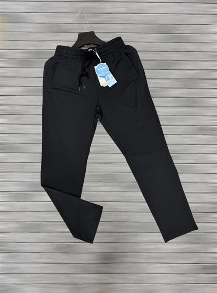 Штаны спорт F.T.H (L-4XL) F1323 black (деми)