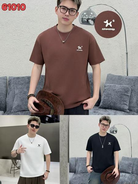 Футболка F.T.H (L-4XL) 61010 brown (лето)