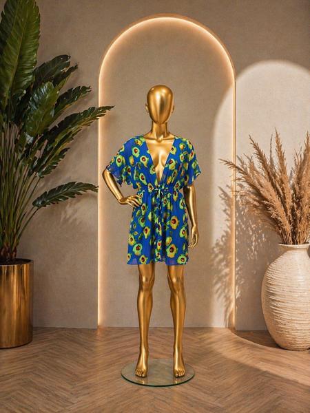 Халат Sun&Sea (120-160) A8022 navy (лето)