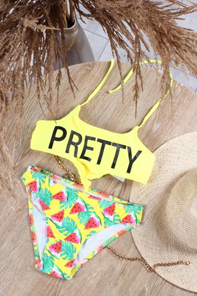 Купальник Sun&Sea (34-42) F604 yellow (лето)