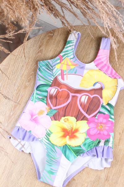 Купальник Sun&Sea (28-32) M312 purple (лето)