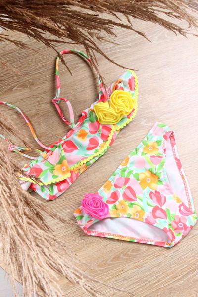 Купальник Sun&Sea (28-36) M316 yellow (лето)