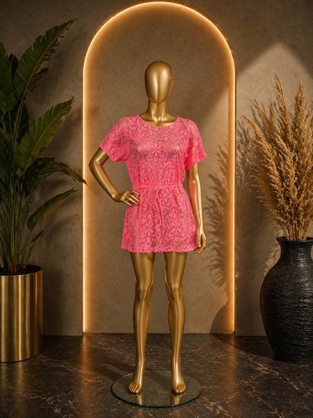 Платье Sun&Sea (S-L) M897 pink (лето)