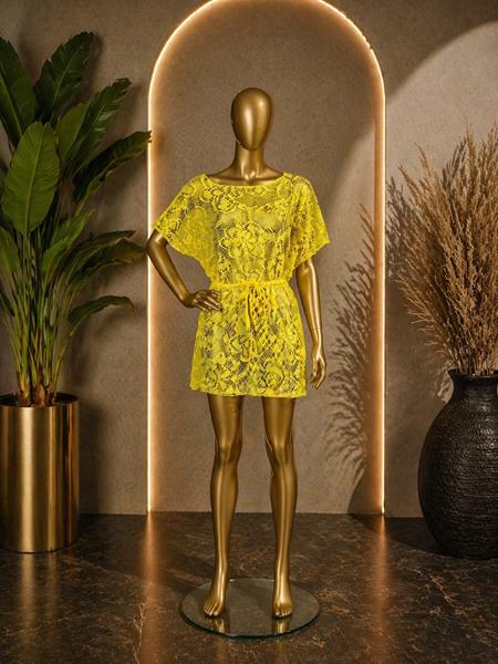 Платье Sun&Sea (S-L) M897 yellow (лето)