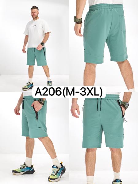 Шорты LiOpt (M-3XL) A206 l.green (лето)