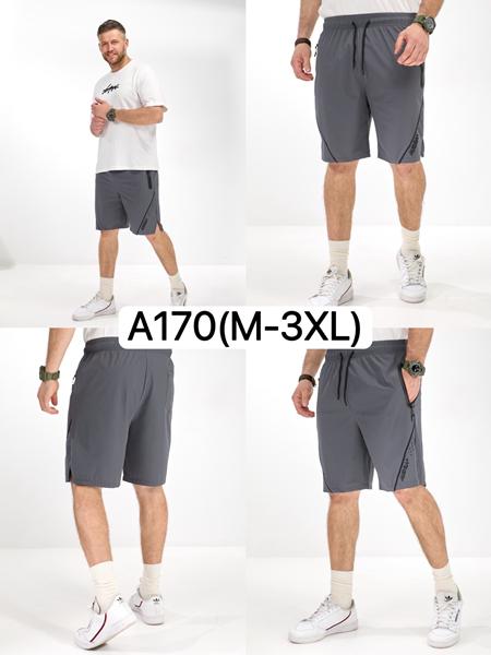 Шорты LiOpt (M-3XL) A170 grey (лето)