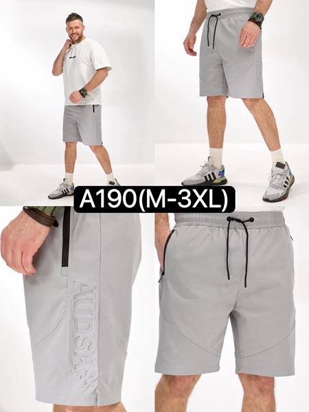 Шорты LiOpt (M-3XL) A190 l.grey (лето)