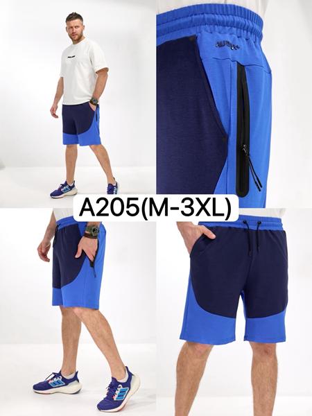 Шорты LiOpt (M-3XL) A205 blue (лето)