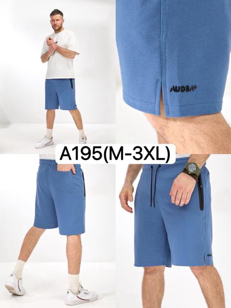 Шорты LiOpt (M-3XL) A195 blue (лето)