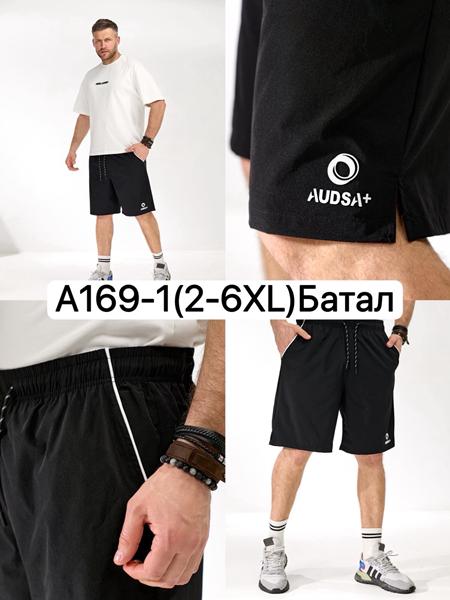 Шорты LiOpt (2XL-6XL) A169-1 black (лето)