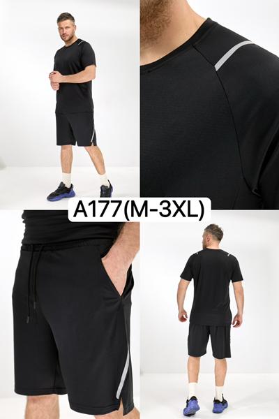 Костюм LiOpt (M-3XL) A177 black (лето)