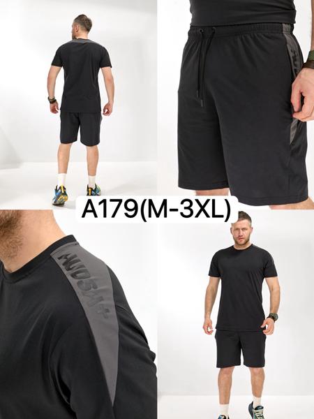 Костюм LiOpt (M-3XL) A179 black (лето)
