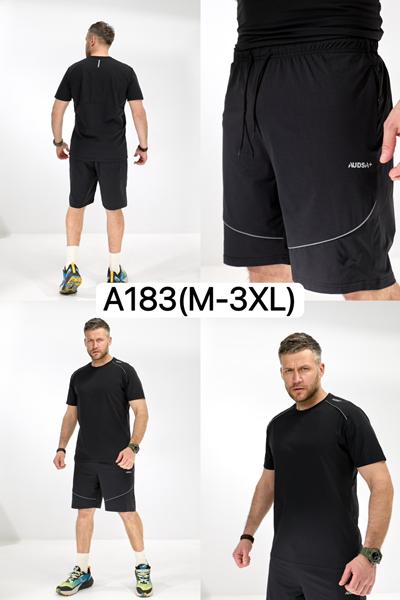 Костюм LiOpt (M-3XL) A183 black (лето)