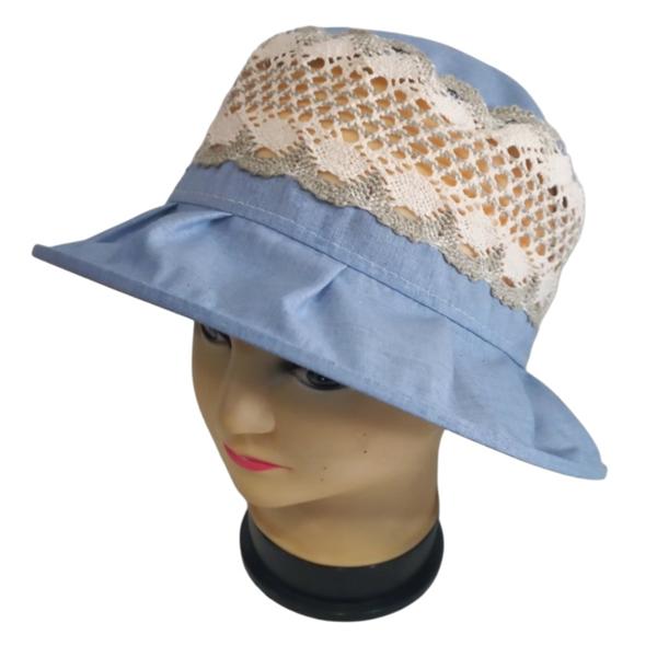 Шляпа Mabi (56-60) 0776  l.blue (лето)