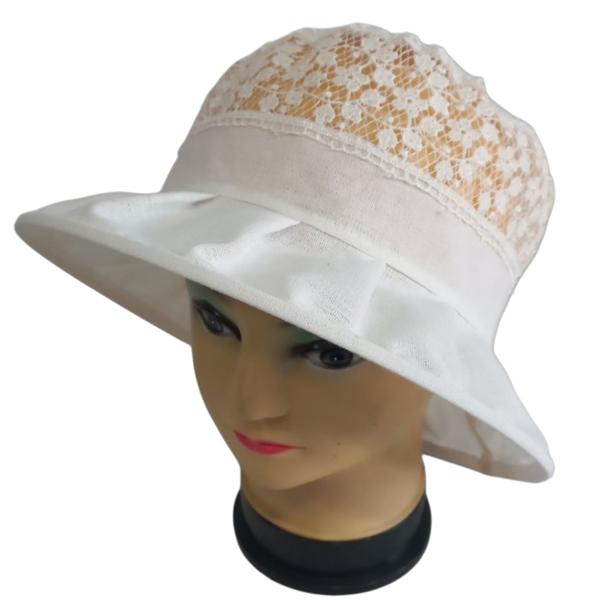 Шляпа Mabi (56-60) 0778 white (лето)