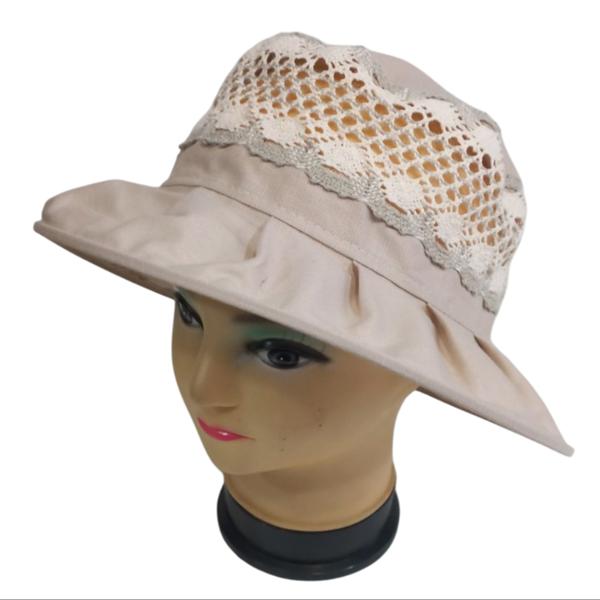 Шляпа Mabi (56-60) 0782 beige (лето)