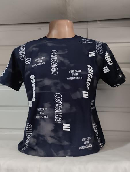 Футболка Panda (S-2XL) 1814 navy (лето)