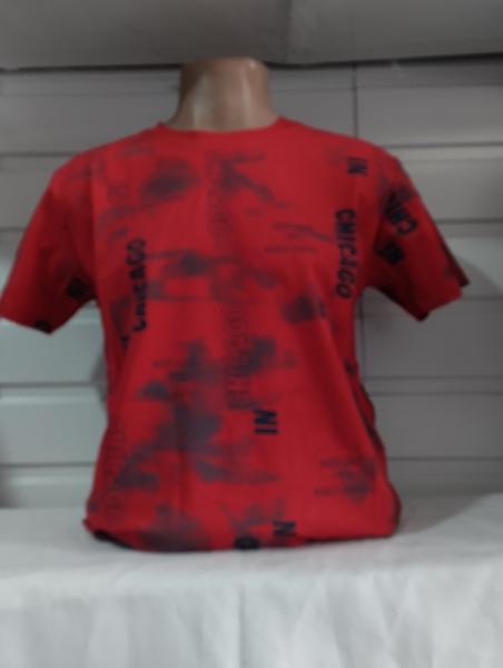 Футболка Panda (S-2XL) 1815 red (лето)