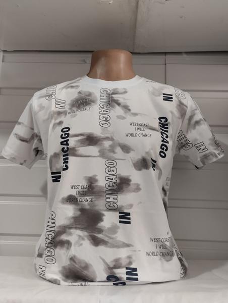 Футболка Panda (S-2XL) 1817 white (лето)