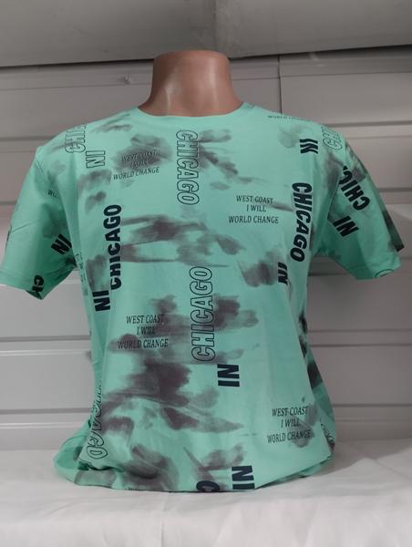 Футболка Panda (S-2XL) 1818 mint (лето)