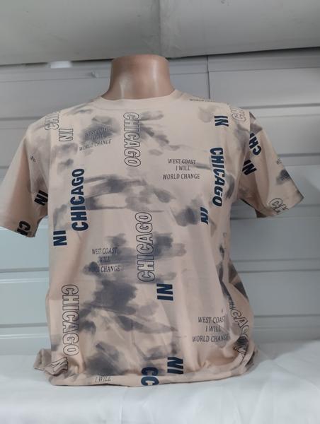 Футболка Panda (S-2XL) 1819 beige (лето)