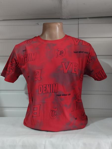 Футболка Panda (S-2XL) 1825 red (лето)