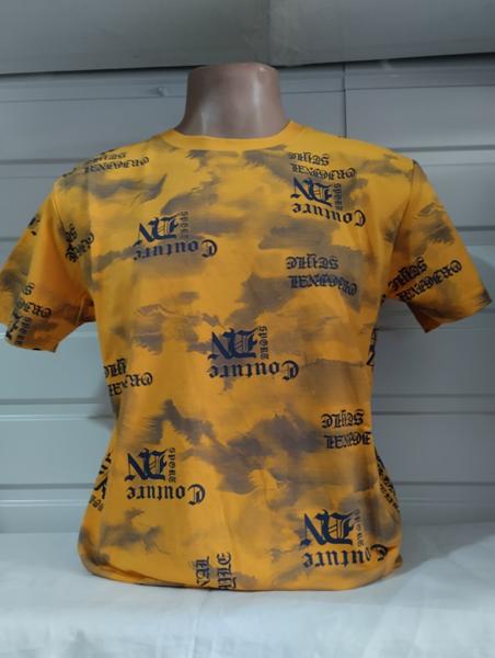 Футболка Panda (S-2XL) 1830 yellow (лето)