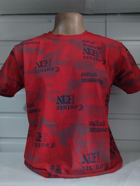 Футболка Panda (S-2XL) 1833 red (лето)