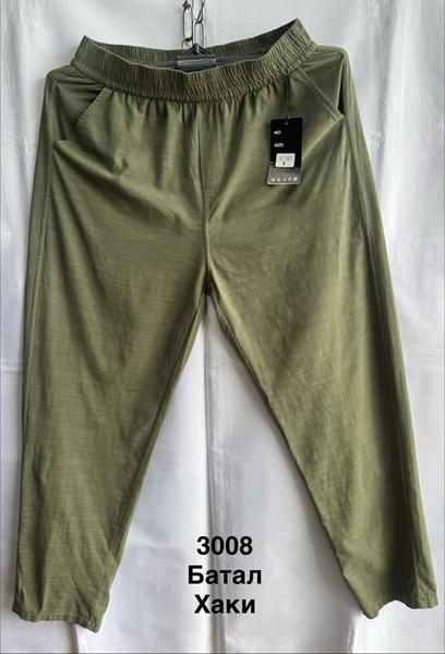 Штаны спорт Minh (3XL-7XL) 3008 green (деми)