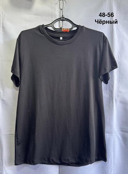 Футболка Minh (48-56) MH676 black (лето)