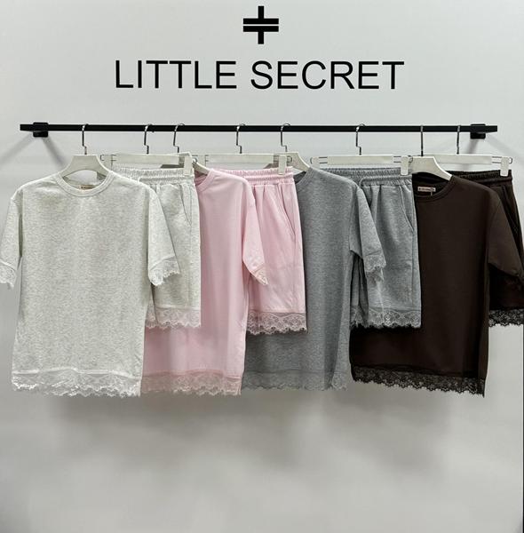 Костюм Little Secret (M-XL) 10493 d.grey (лето)