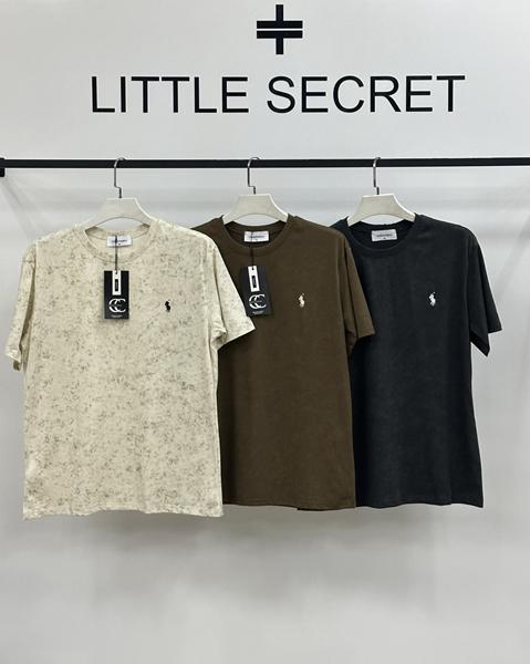 Футболка Little Secret (M-3XL) K1009 khaki (лето)